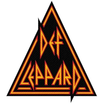 Afbeelding van Def Leppard Patch Logo Cut Out Multicolours