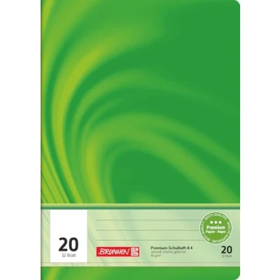 Afbeelding van BRUNNEN Vivendi Schoolschrift A4, gelinieerd, 20 witte pagina&#039;s, 32 pagina&#039;s