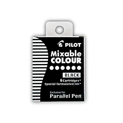 Afbeelding van 6 nabojów do pióra parallel pen Czarny