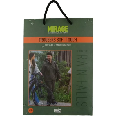 Afbeelding van Mirage Regenbroek Rainfall Trouser Soft Touch maat L earl grey