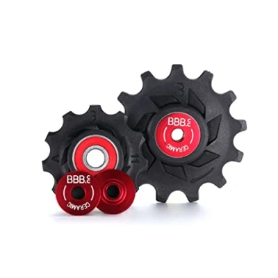 Afbeelding van Bbb Derailleurwieltjes Rollerboys 11t 13t Ceramic Shim Grx