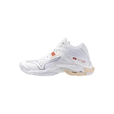 Afbeelding van Mizuno WAVE LIGHTNING Z8 MID Volleybalschoenen Wit/aleutian/cloud pink Dames Maat 39