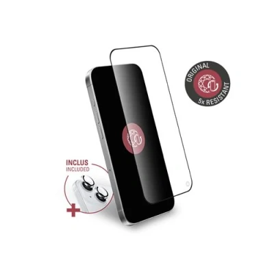 Afbeelding van Force Glass FGOGBUNDIP16PL scherm &amp; rugbeschermer voor mobiele telefoons Doorzichtige schermbeschermer Apple 1 stuk(s)