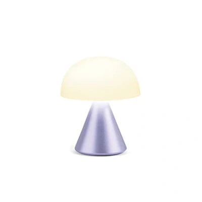 Afbeelding van Lexon MINA Mini paddenstoellamp, draadloos, oplaadbaar, led tafellamp, dimbaar, tot 12 uur looptijd, paars