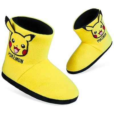 Afbeelding van Pokémon Pantoffels voor kinderen, jongens, Pikachu pantoffels, uniseks, maat 28 38, Geel.
