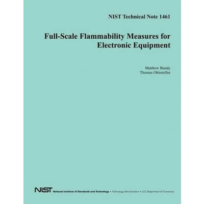 Afbeelding van Full Scale Flammability Measures for Electronic Equipment