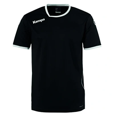 Afbeelding van Kempa Curve Shirt Heren Zwart / Wit maat 128