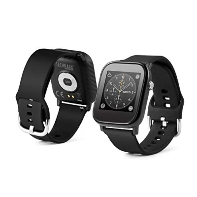 Image de Montre Connectée Technaxx TX SW6HR 1.3 Bluetooth MultiSports iOS Android Noir