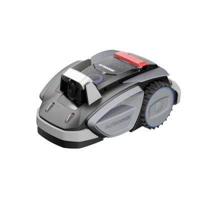 Afbeelding van Sunseeker V3 Accu robotmaaier, 600 ㎡, met één klik van de maaifunctie, AI gebaseerd zicht intelligente obstakelvermijding, 42% helling, stil geluid, controle