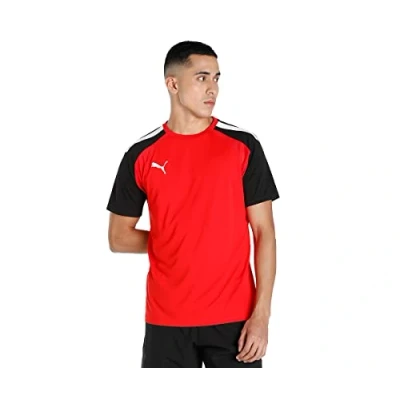 Afbeelding van Puma Teampacer Shirt Korte Mouw Heren Rood / Zwart Maat: XL