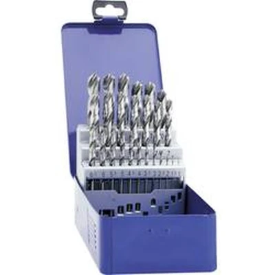 Afbeelding van Exact 32003 HSS Metaal spiraalboorset 19 delig Geslepen DIN 338 Cilinderschacht 1 set(s)