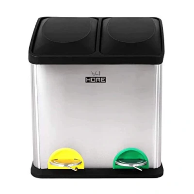 Afbeelding van Wellhome 30l Recyclebak 2 Eenheden