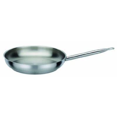 Afbeelding van GSW GastroTraditionell 9752 Le Chef koekenpan met handvat van roestvrij staal, 32 cm