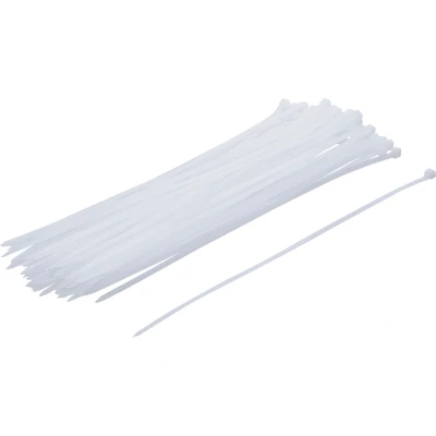 Afbeelding van BGS Kabelbinder assortiment wit 4,8 x 300 mm 50 delig