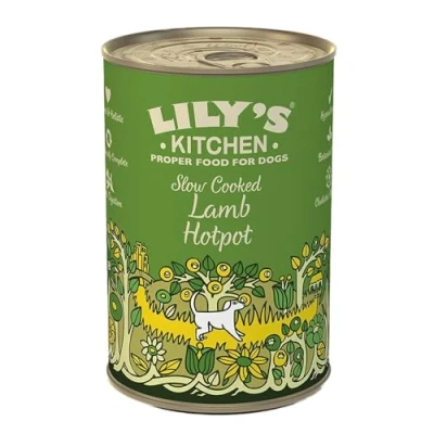 Afbeelding van 6x400g Lily&#039;s Kitchen Dinner voor honden lam met aardappelen, pompoen &amp; wortelen nat hondenvoer
