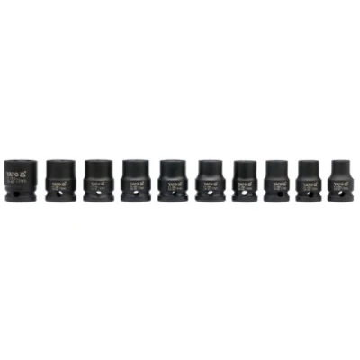 Afbeelding van YATO YT 1025 Doppenset 10 Chroom Molybdeenstaal 1/2