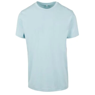 Image de Build Your Brand T shirt basique à col rond en coton pour homme Coupe droite Tailles XS 5XL, Bleu océan., M