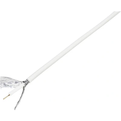 Afbeelding van TRU COMPONENTS 1567363 Coaxkabel Buitendiameter: 6.60 mm RG6 /U 75 Ω 120 dB Wit 50 m