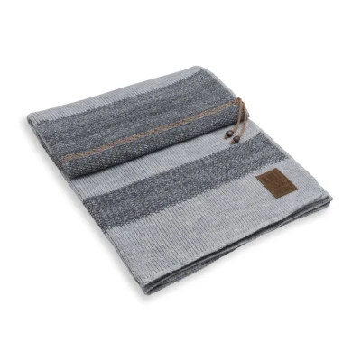 Afbeelding van Knit Factory Roxx Plaid Grijs/Antraciet Grijs