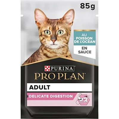 Afbeelding van 12x85g Delicate Oceaanvis Nutrisavour Pro Plan Kattenvoer