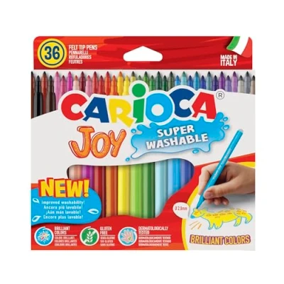 Afbeelding van Carioca viltstift Superwashable Joy, 36 stiften in een kartonnen etui
