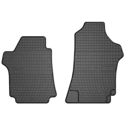 Afbeelding van M MOTOS Rubberen vloermat voor Hyundai H1 II 2007 2021, verbeter je reiscomfort met de zwarte antislip mat auto, alle weersomstandigheden, bescherming tegen vuil.