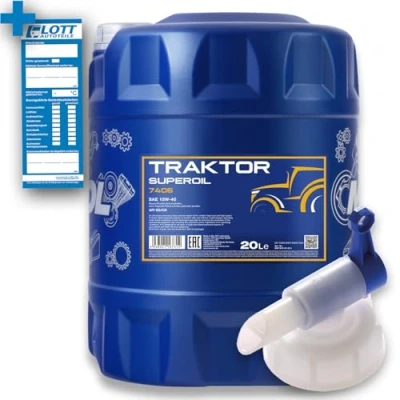 Afbeelding van MANNOL Superoil motorolie 15W 40 API SG/CD 20L + afvoerkraan