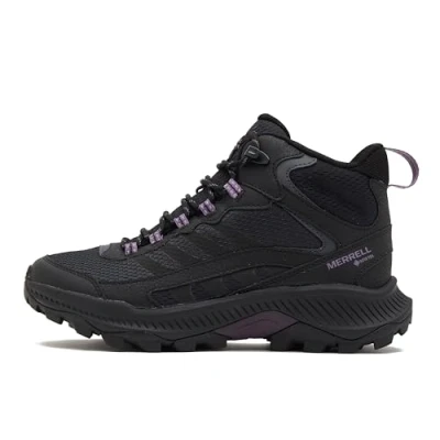 Afbeelding van Merrell Speed Strike 2 MID GTX Outdoorschoenen, Dames, Maat: 40.5, Black Textiel/ synthetisch