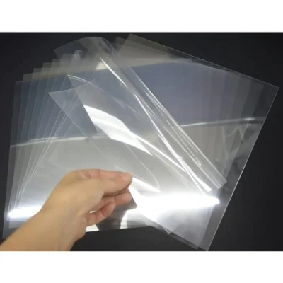 Afbeelding van ZHluja 15 stuks mylar vellen 0,1 mm 30,5 x cm voor cricut, silhouet, handwerk materiaal (transparant)