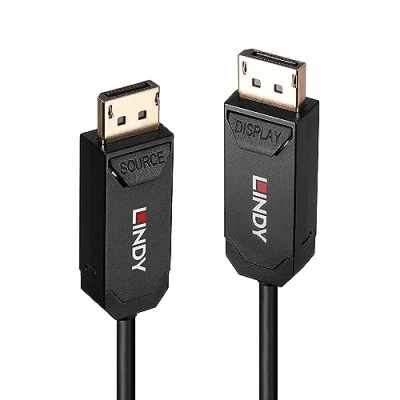 Afbeelding van LINDY 38524 DisplayPort kabel Aansluitkabel stekker 40.00 m Zwart