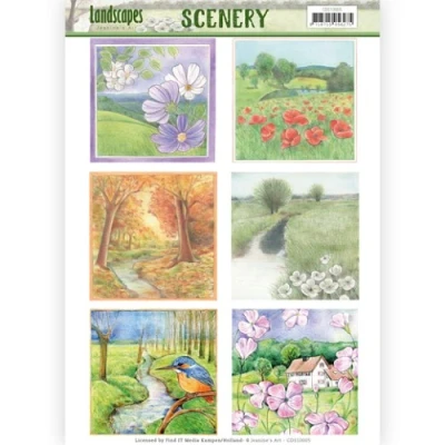 Afbeelding van Scenery Jeanine`s Art Landscapes Landscape Square