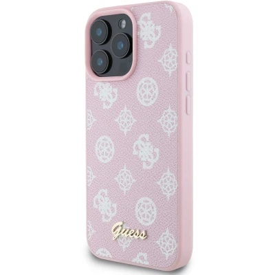 Afbeelding van Guess GUHMP16XPGPYSP iPhone 16 Pro Max 6,9&quot; roze/roze hardcase Peony Script MagSafe