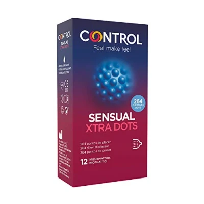 Afbeelding van Condooms Sensual Xtra Dots Control (12 uds)