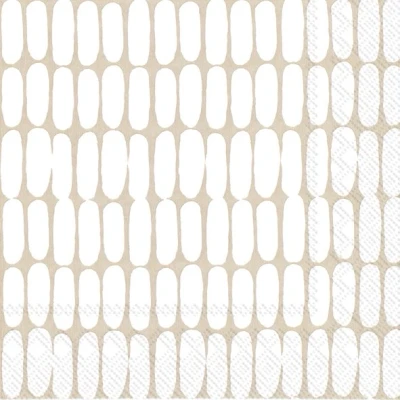 Afbeelding van Ihr 8983 Lunch Servietten 33x33cm 20 Stuks Alku Cream