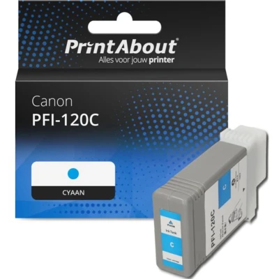 Afbeelding van Huismerk Canon PFI 120C Inktcartridge Cyaan