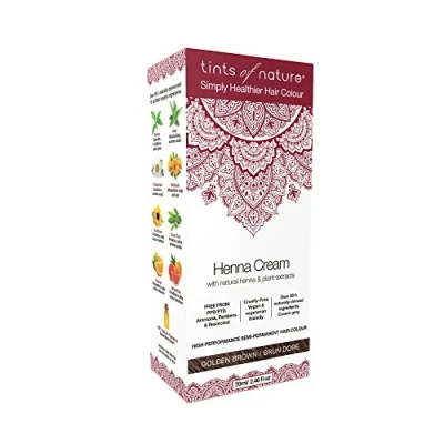 Afbeelding van Henna cream golden brown semi permanent