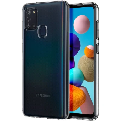 Afbeelding van Spigen Liquid Case Samsung Galaxy A21s Transparant