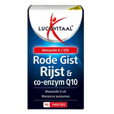 Afbeelding van Lucovitaal Rode Gist Rijst &amp; co enzym Q10 Tabletten