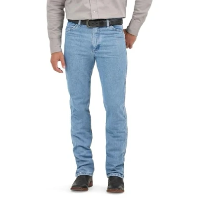 Afbeelding van Wrangler Cowboy Cut Slim Fit Jeans Heren (1 stuk), Antiek effect