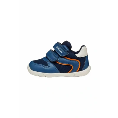 Afbeelding van Geox Sneakers laag voor kinderen, Maat: 24, Avio orange cbt Imitatieleer/ textiel