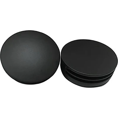 Afbeelding van Wiesbaden Set knop/plug badoverloopcomb. +vulfunctie rond mat zwart