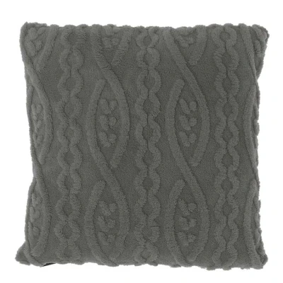 Afbeelding van Unique Living Sierkussen Pleun Dark Grey 45x45cm