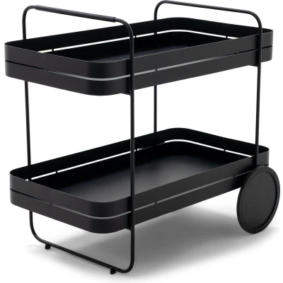 Afbeelding van Spinder Design GIN &amp; TROLLEY Serveerwagen Zwart