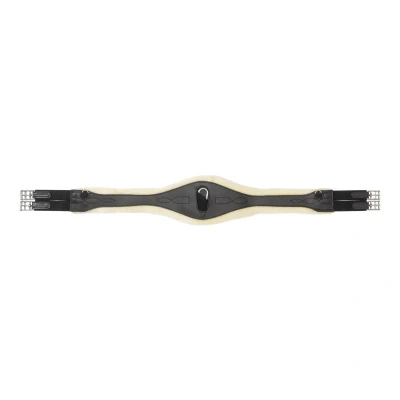 Image de Kavalkade Sangle Foster Comfort Fausse Fourrure Longue Noir 135cm