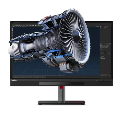 Afbeelding van Lenovo ThinkVision 27 3D LED monitor Energielabel G (A G) 68.6 cm (27 inch) 3840 x 2160 Pixel 16:9 4 ms USB C, 3.2 Gen 1 (USB 3.0), HDMI, DisplayPort,