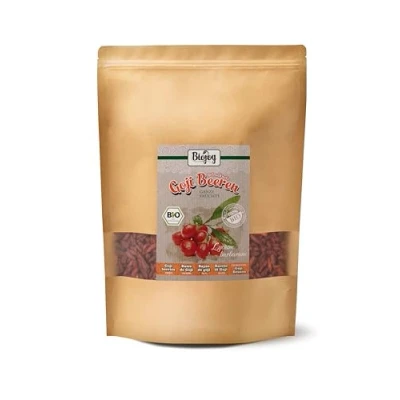 Afbeelding van Biojoy Biologische gedroogde goji bessen (1 kg), heel en zwavelvrij