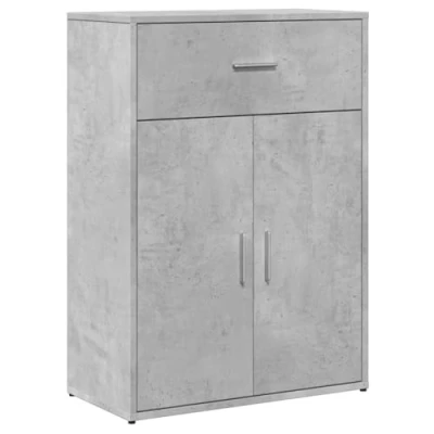 Afbeelding van Dressoir 60x30x84 cm bewerkt hout betongrijs