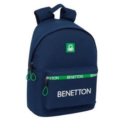 Afbeelding van Laptoptas benetton Marineblauw 31 x 41 16 cm