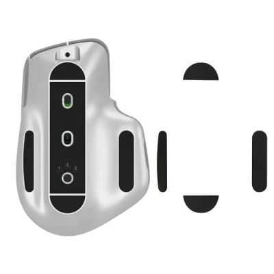 Afbeelding van kwmobile muis voeten sticker geschikt voor Logitech MX Master 3 / 3S Computermuis glijder Stickers in zwart