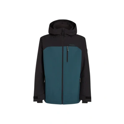 Afbeelding van O&#039;Neill Hammer Snowboardjas, Heren, Maat: Small, Alma steel colour block